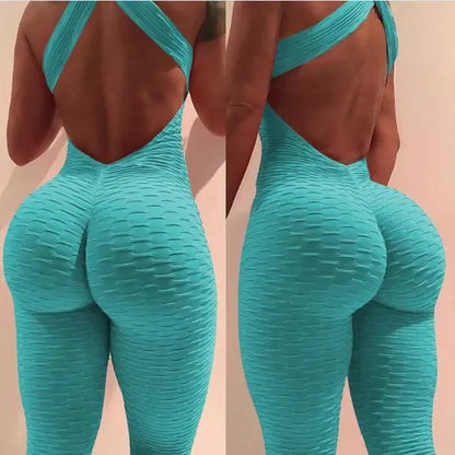 Anti-Cellulite Textured Fitness Bodysuit